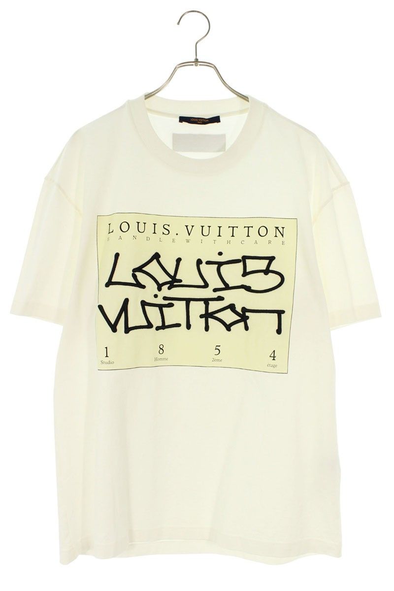 Louis Vuitton Dt3 Graffiti Logo Embroidery T-Shirt — view 3