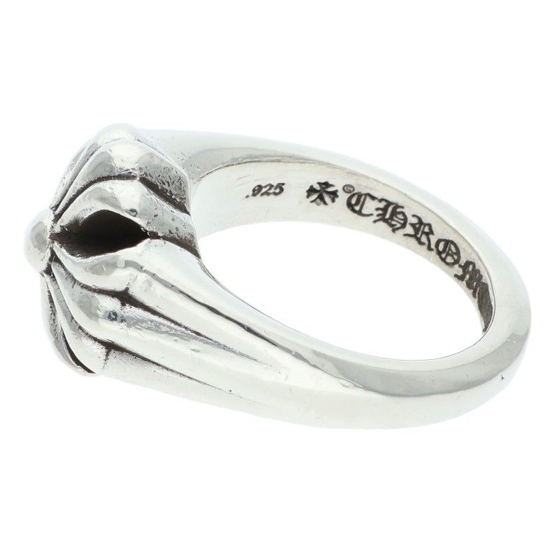 Chrome Hearts Cutout CH Pls Sml Small Plus Silver Ring — view 4