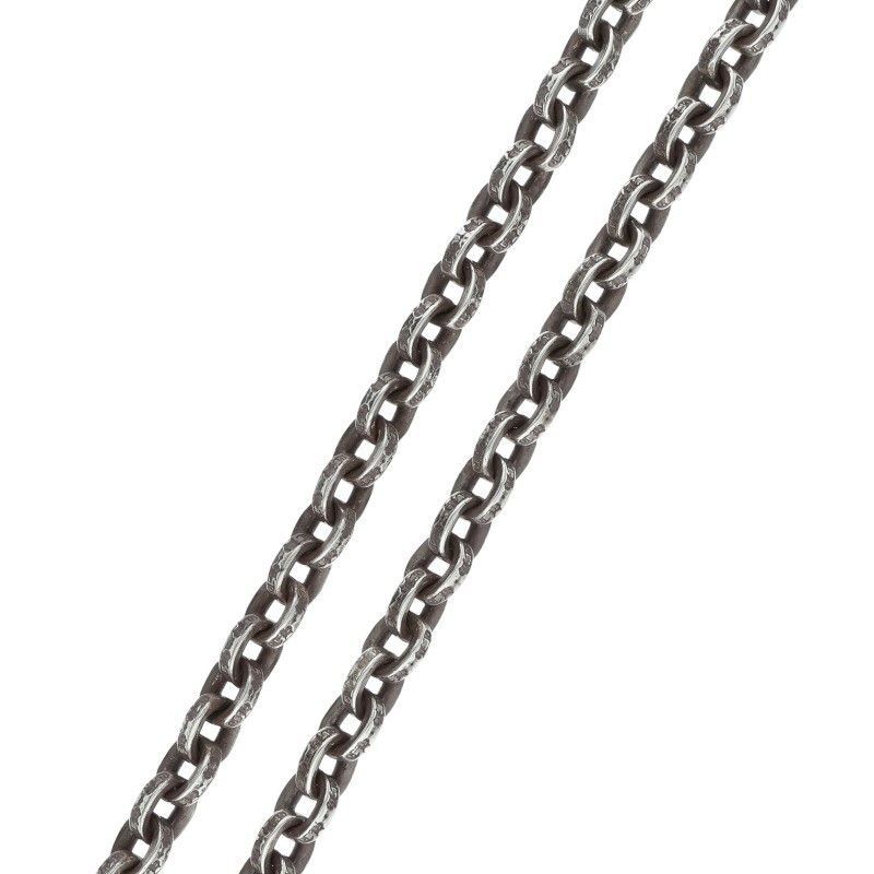 Chrome Hearts Paper Chain 18 Silver Necklace — view 4