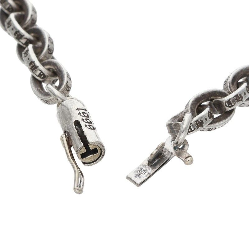 Chrome Hearts Paper Chain 18 Silver Necklace — view 4