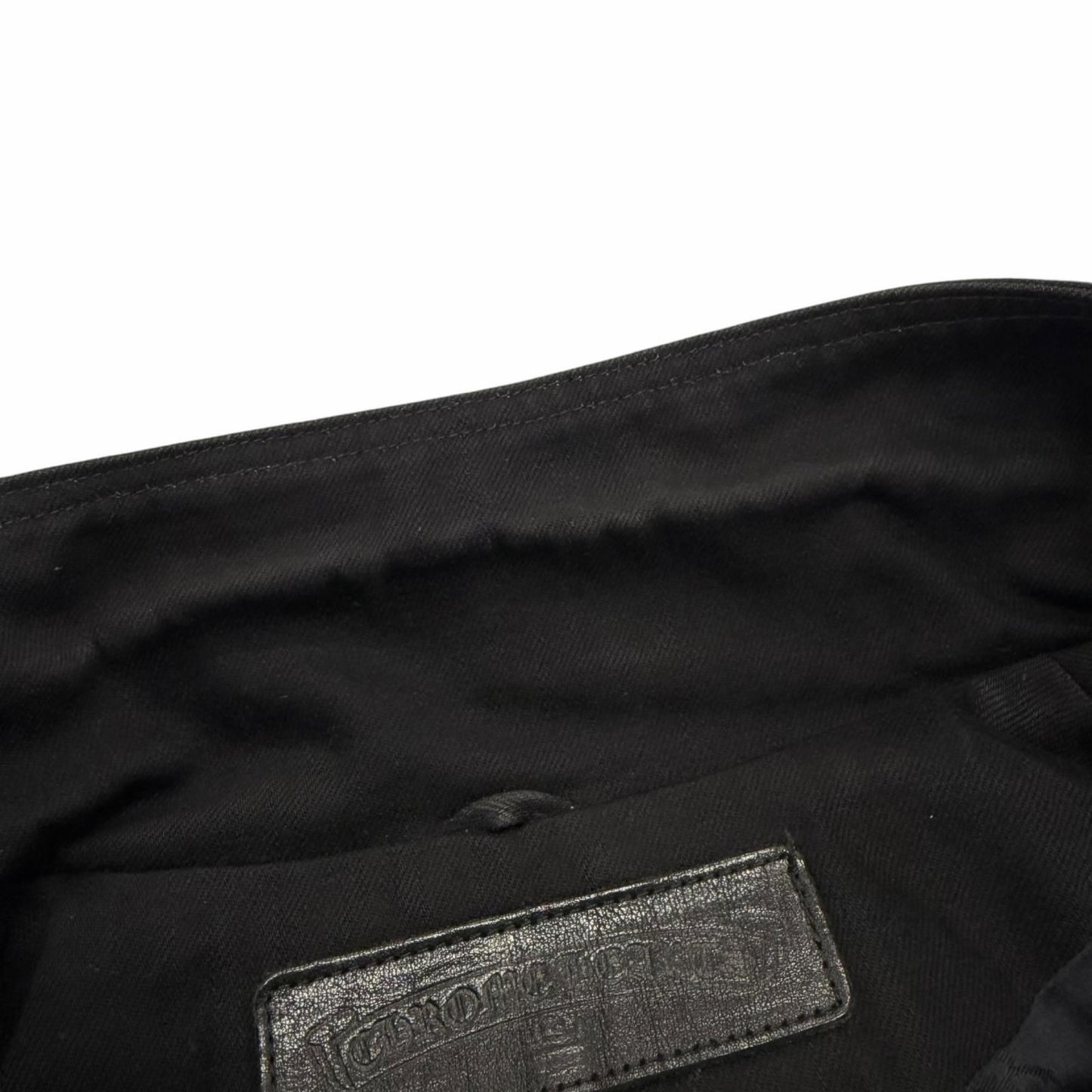 Chrome Hearts Cotton 925 Horse Shoe Button Hunting Jacket Denim Black — view 9