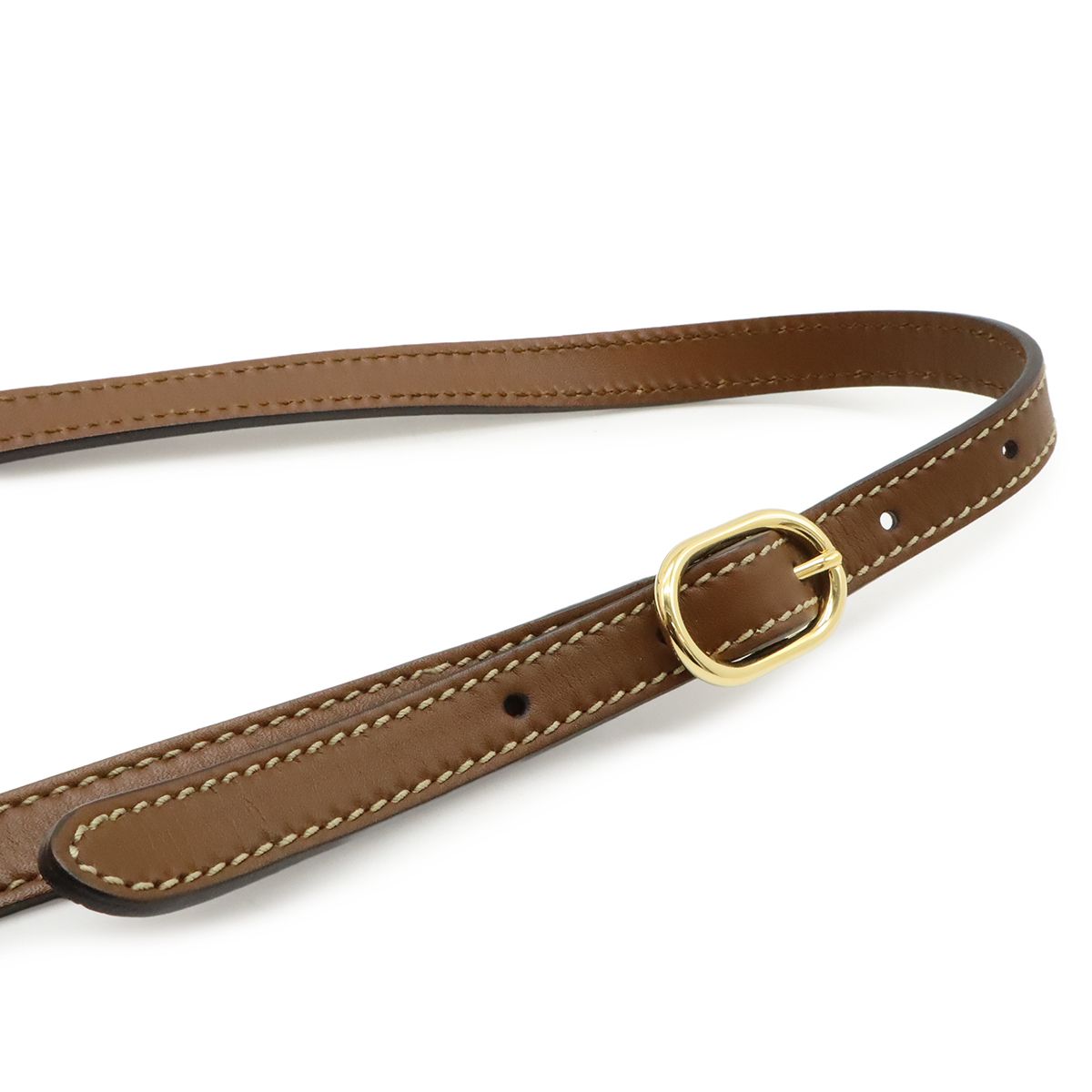 Gucci GG Supreme Mini Bag 2-Way Crossbody Leather Beige Brown Gold — view 8