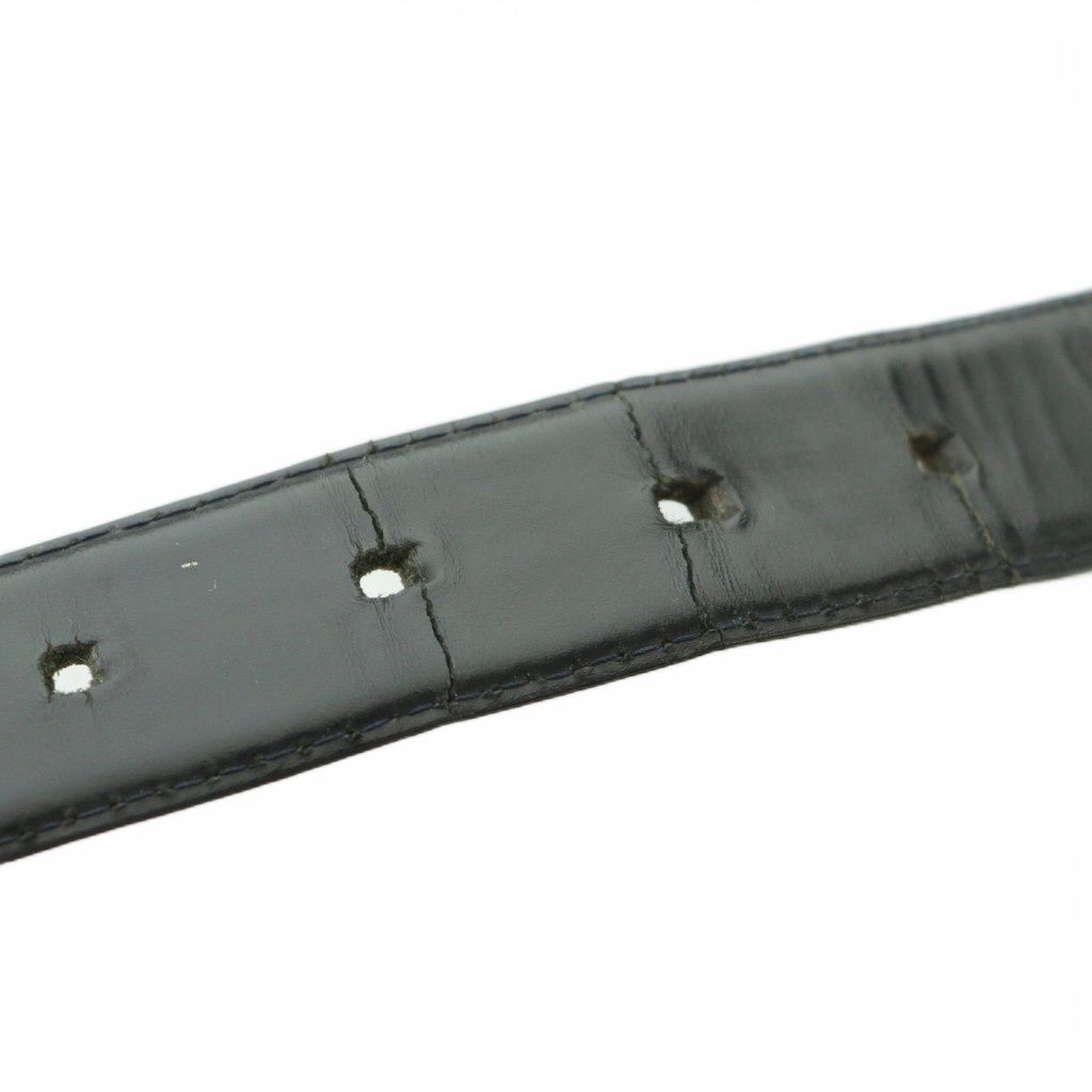 Louis Vuitton Belt Epi Leather Buckle 110 44 Black — view 9