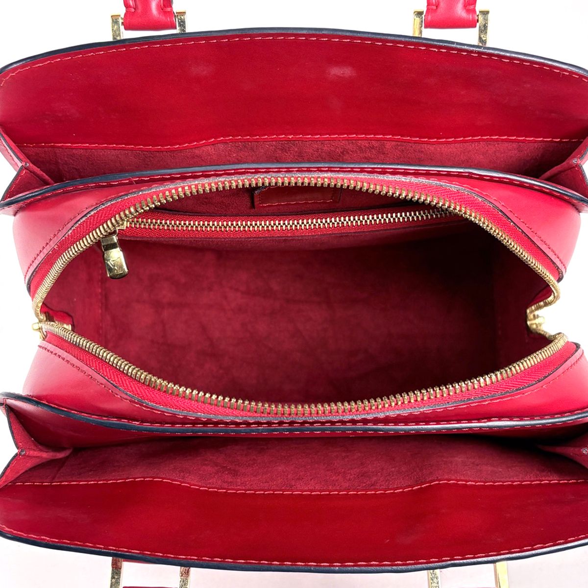 Louis Vuitton Pont Neuf Handbag Epi Castilian Red — view 8