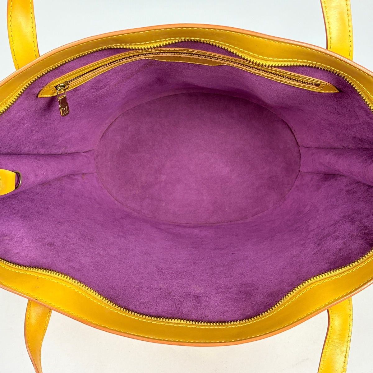 Louis Vuitton Saint Jacques Shopping Shoulder Bag Tote Epi Tassili Yellow — view 9