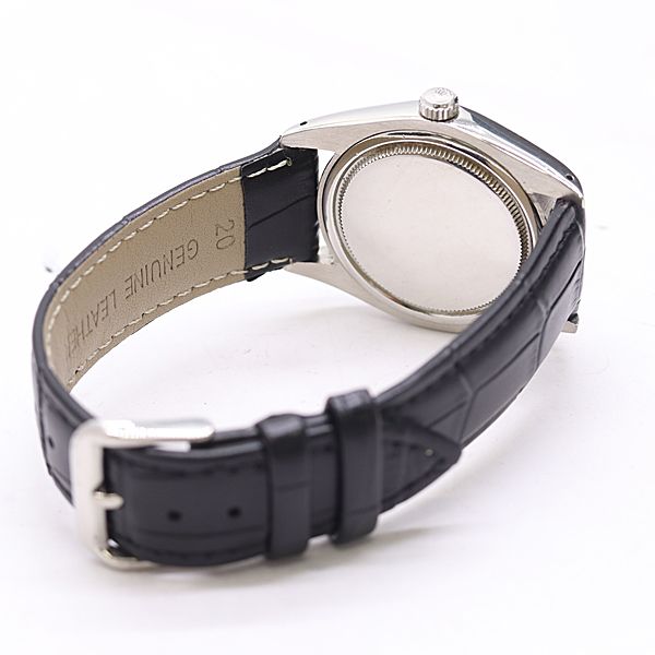 Rolex Oyster Precision Manual Winding Black Dial Watch — view 4