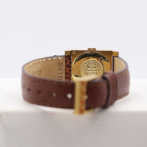 Dior Square Quartz Gold Dial Watch Mtm — view 4