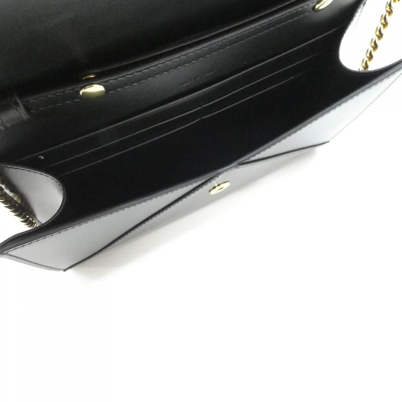 Celine Chain Shoulder Bag Black — view 6