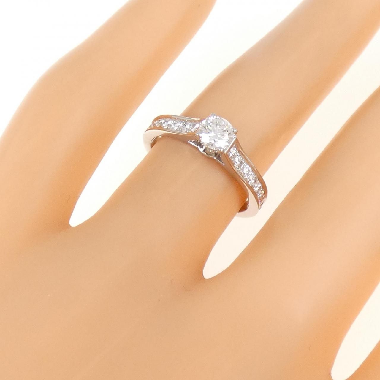 Cartier Solitaire Ring Silver — view 5