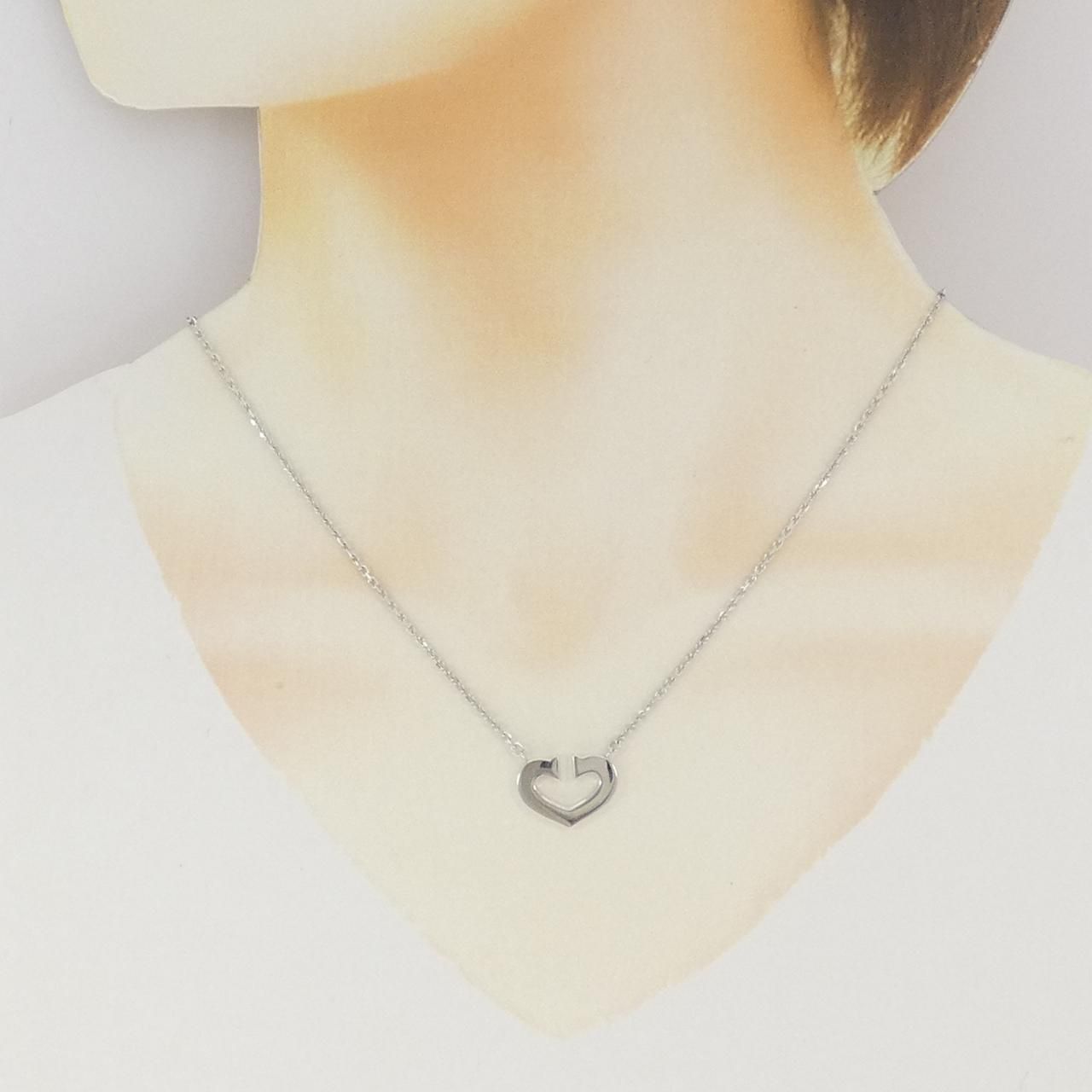 Cartier C Necklace White Gold — view 5