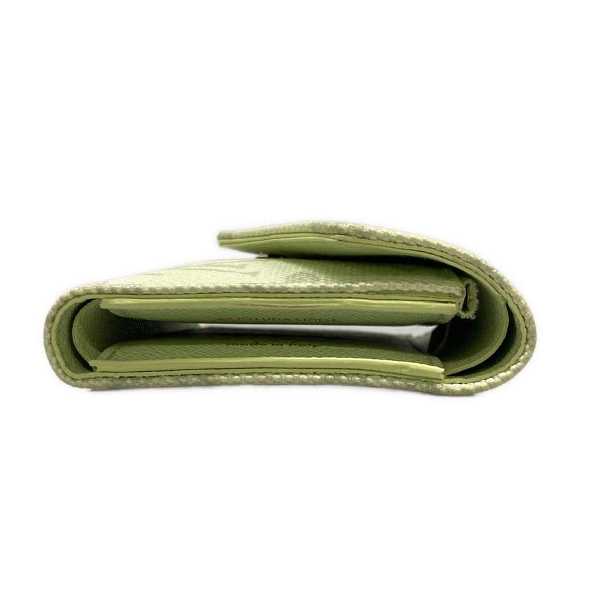Louis Vuitton Bifold Wallet Monogram Portefeuille Victorine Vert Annie Leather — view 9