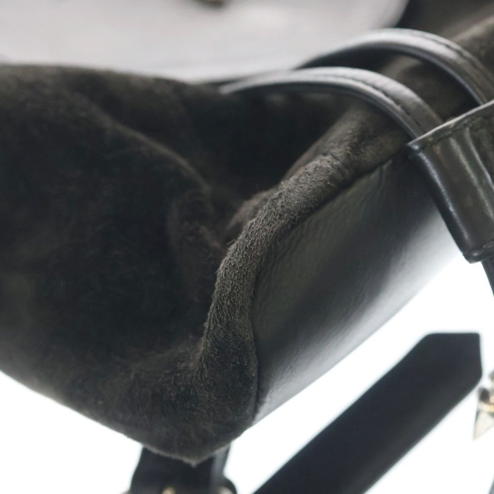 Chrome Hearts Iggy Mini Dagger Leather Backpack Black — view 8