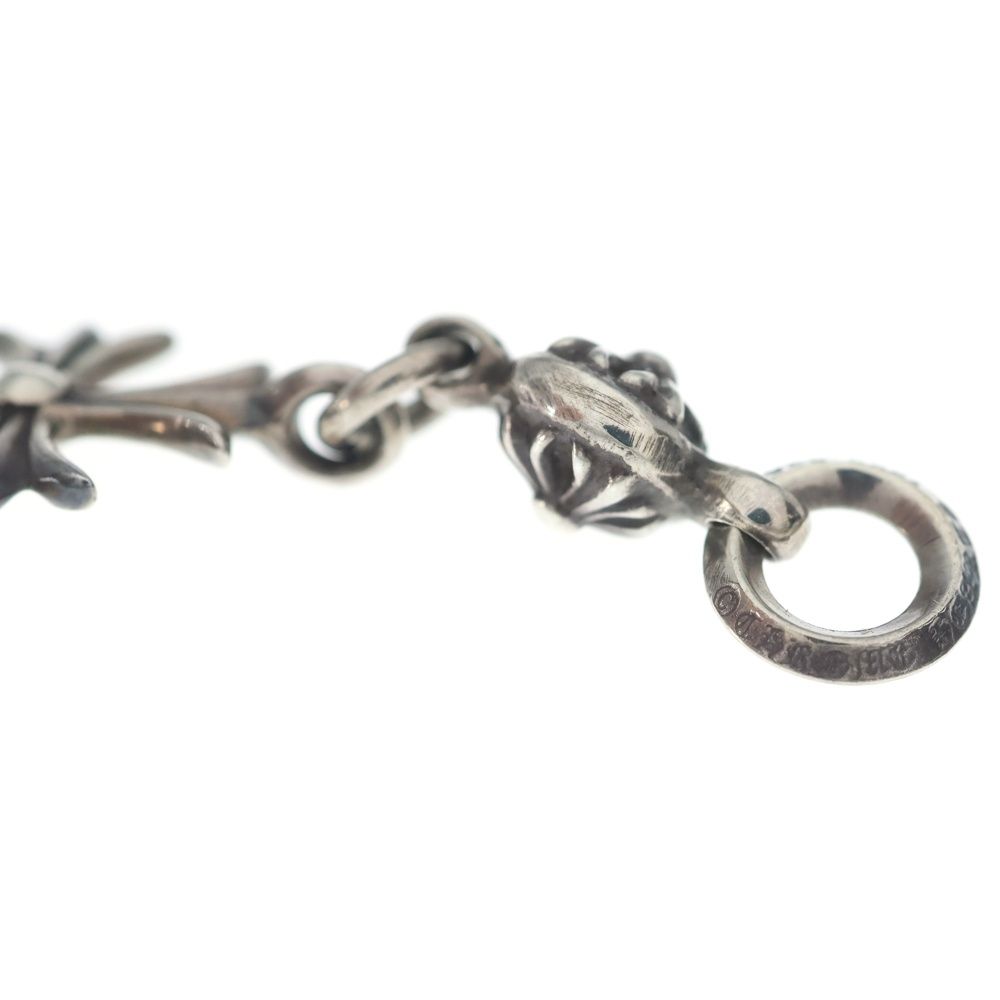 Chrome Hearts Tny CH Crs 1 Ball Tiny CH Cross Charm Pendant Top Silver — view 6
