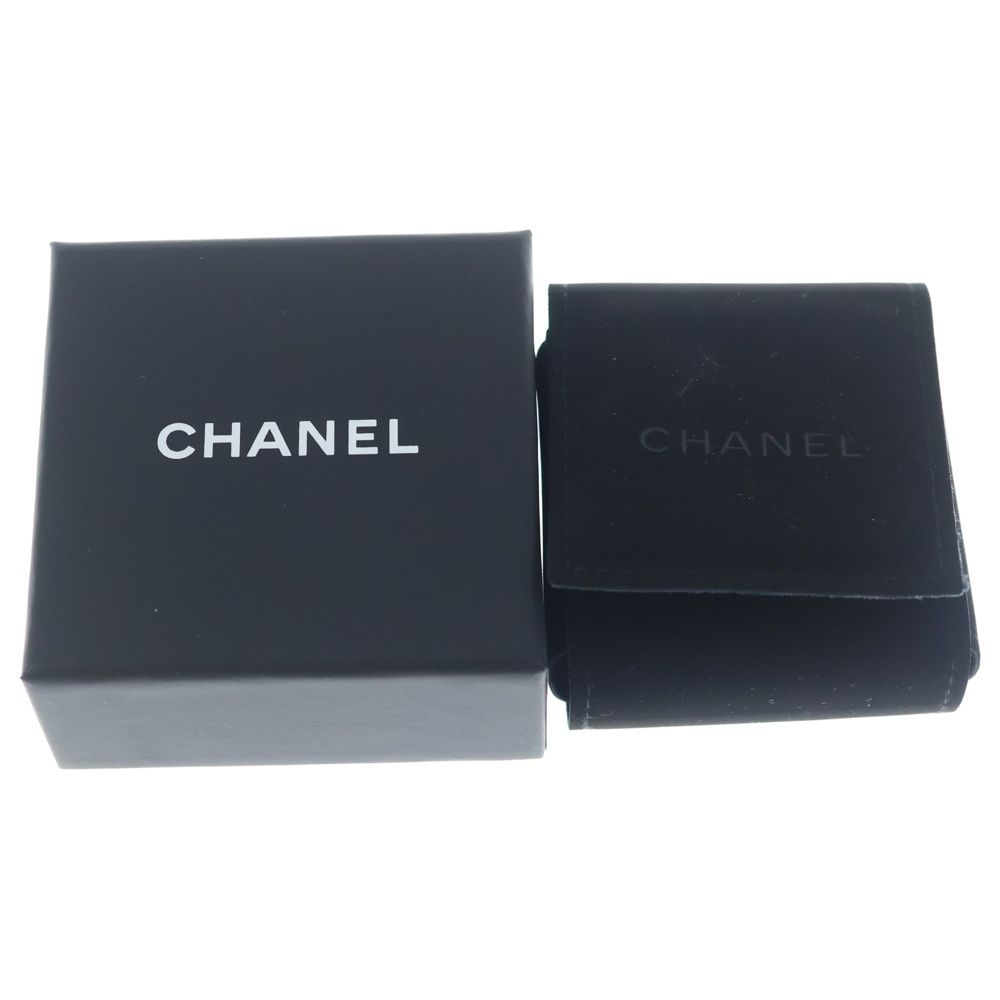 Chanel CC Logo Line Stone Earrings Gold — view 6