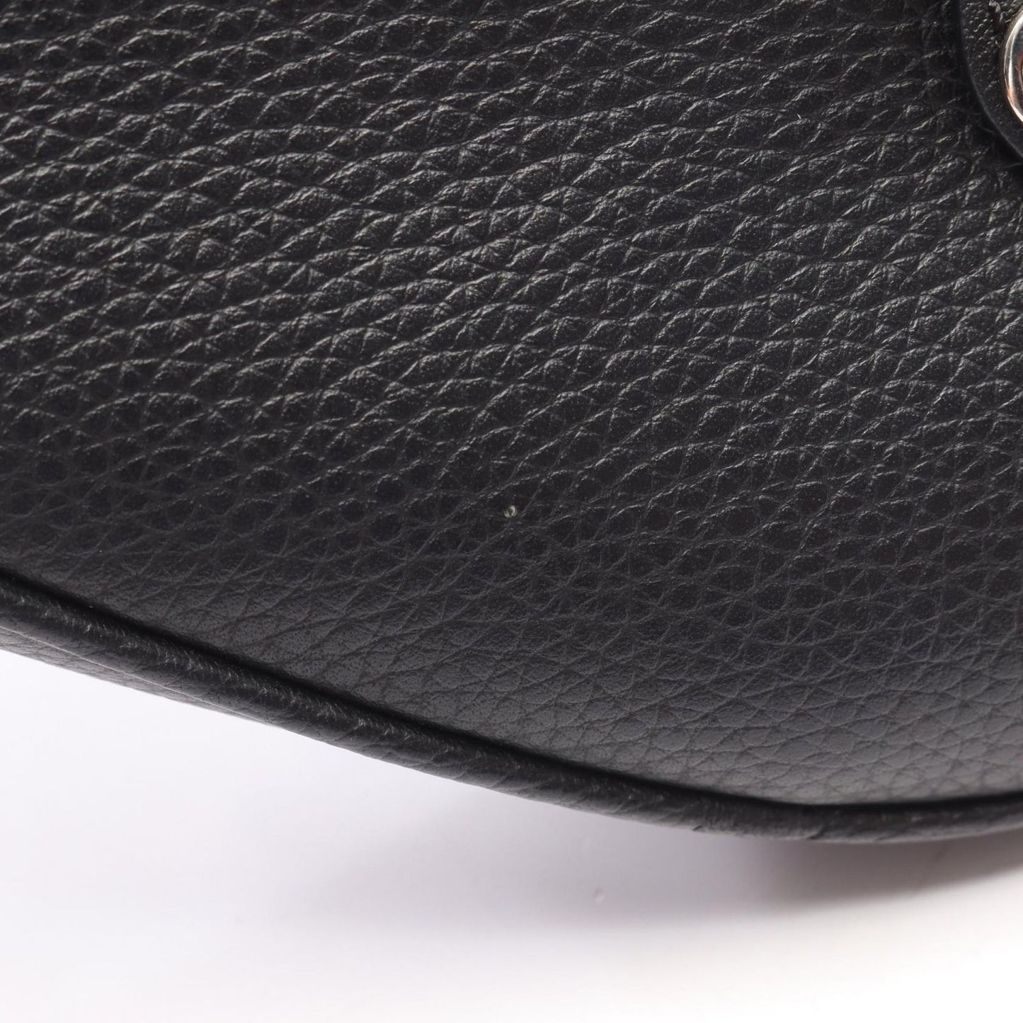 Dior Shoulder Bag Saddle Black Leather — view 7