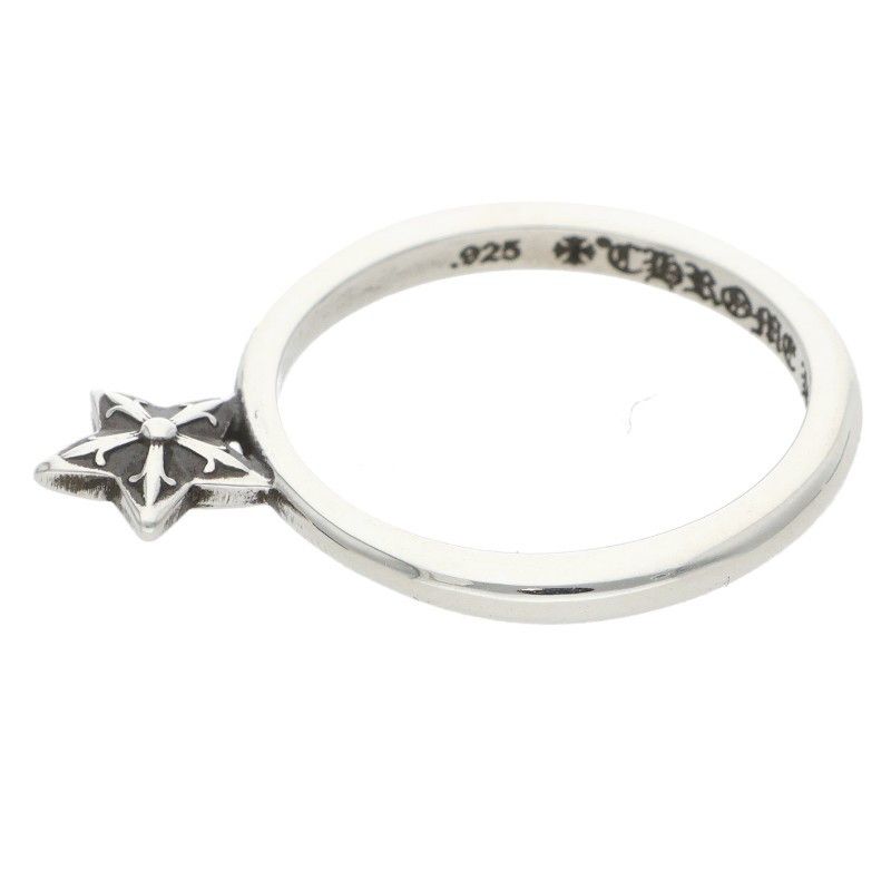 Chrome Hearts Bubblgm Star SU Bubblegum Stand Up Silver Ring — view 5