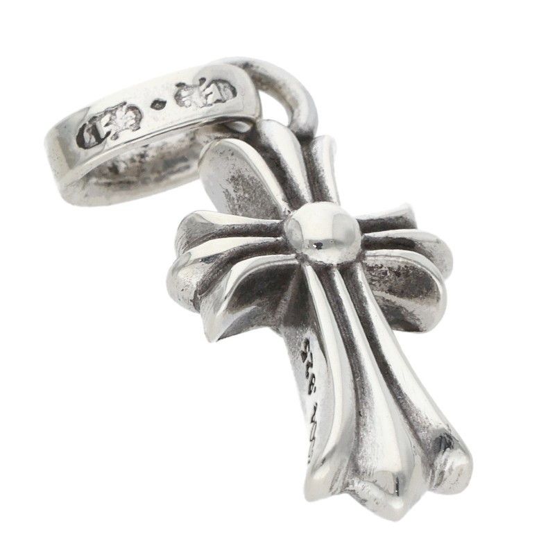 Chrome Hearts Crs Baby Fat Charm Silver Necklace Top — view 5