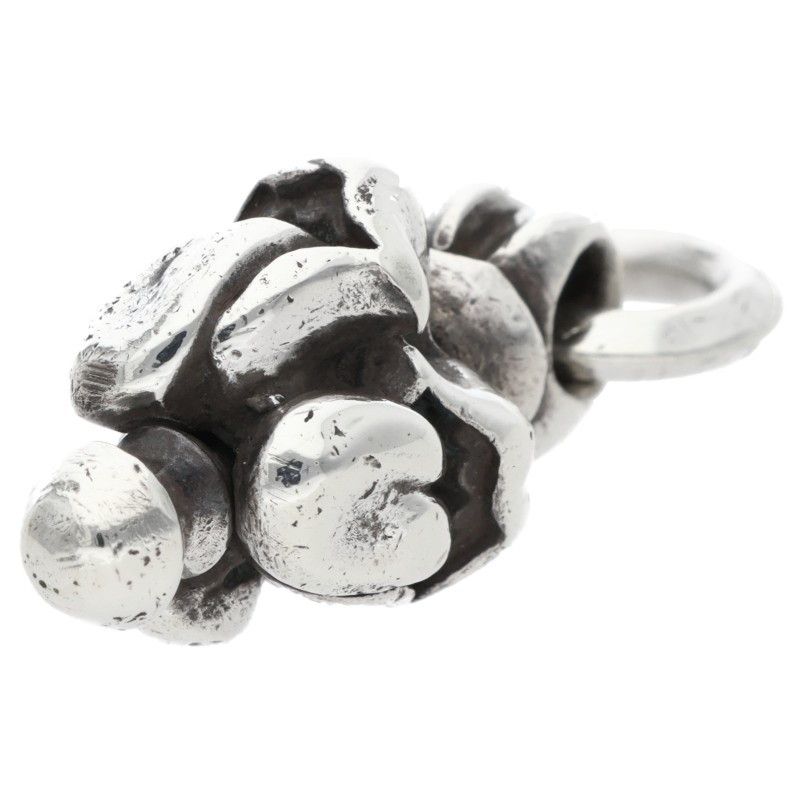 Chrome Hearts LT Swivel Lip and Tan Charm Silver Necklace Top — view 5