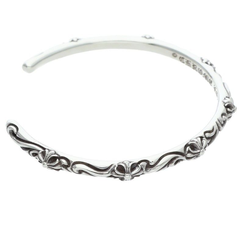 Chrome Hearts Bangle Sbt Band Silver Bracelet — view 5