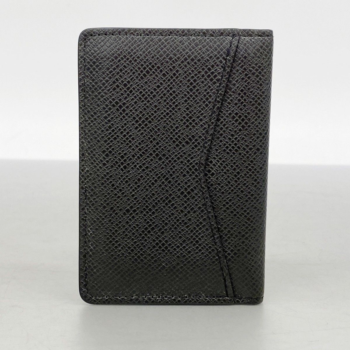 Louis Vuitton Card Case Taiga Organizer de Poche Noir — view 7