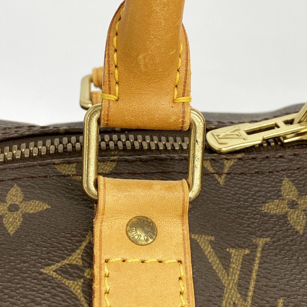 Louis Vuitton Boston Bag Monogram Keepall 50 Brown — view 9