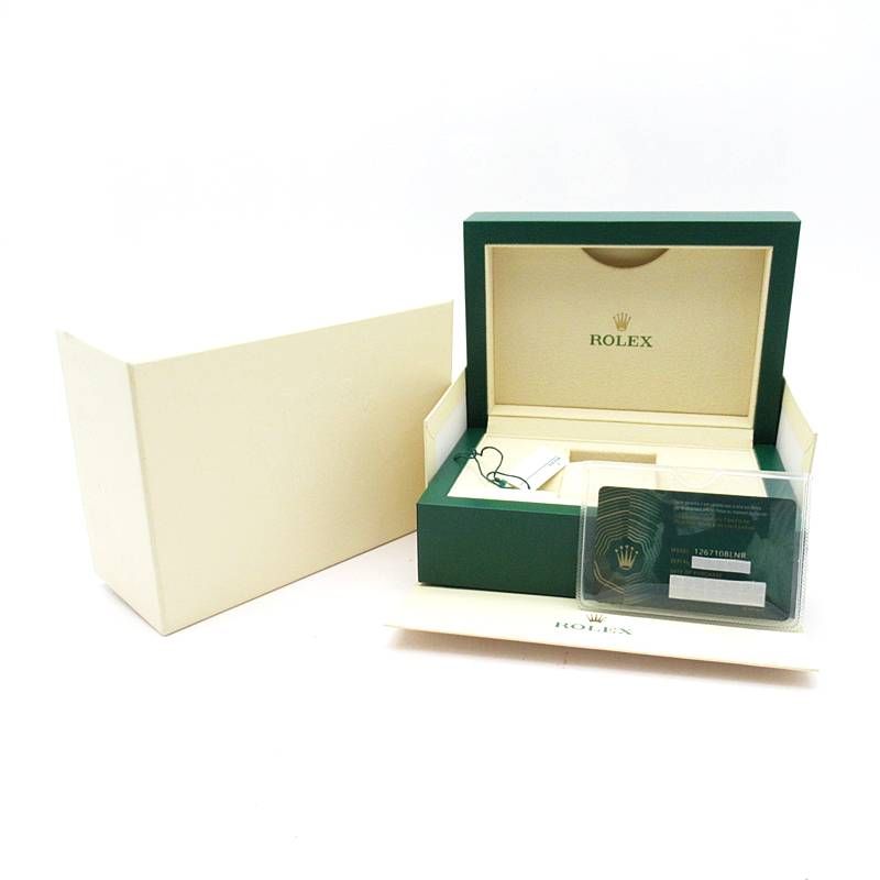 Rolex GMT Master 2 Watch Oyster Box SS Black Polished — view 6