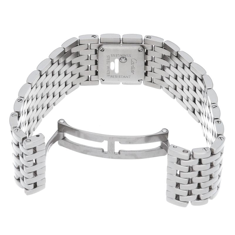Cartier Ribbon Watch Shell SS White Polished — view 5