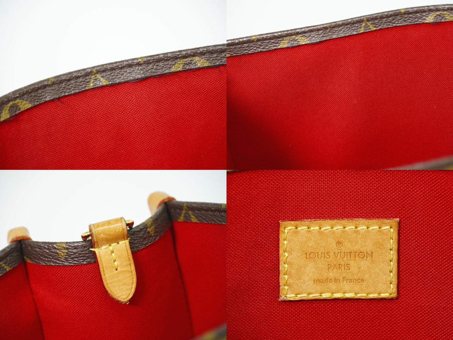 Louis Vuitton LV Sac Plat PM Monogram 2-Way Shoulder Bag Brown — view 9