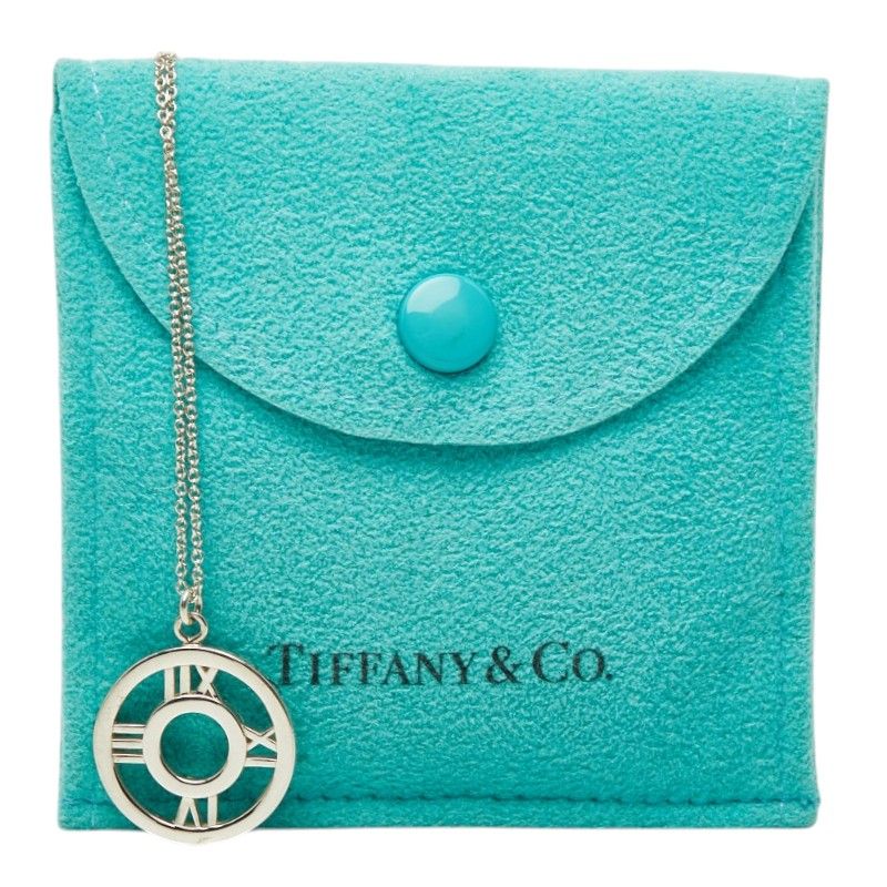 Tiffany & Co Atlas Round Necklace Silver — view 9