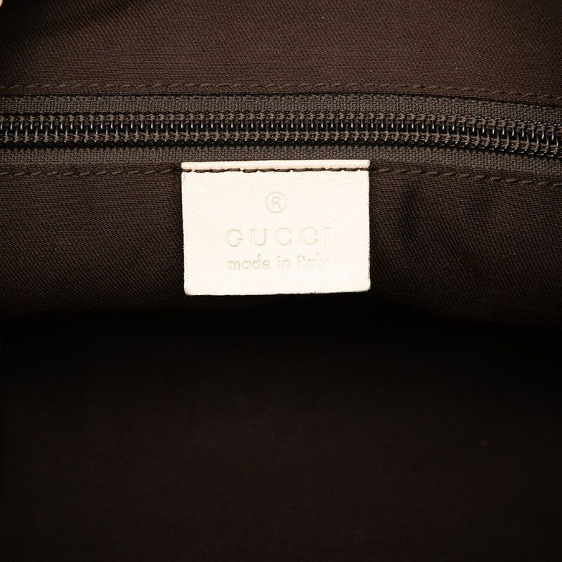 Gucci GG Canvas Crossbody Shoulder Bag Beige Ivory — view 6
