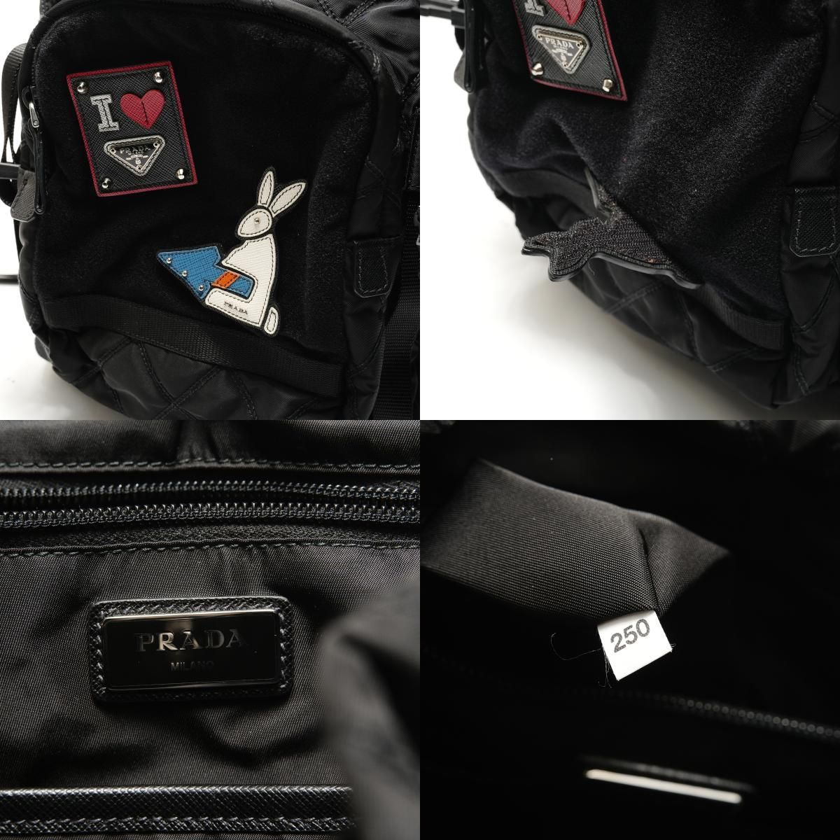 Prada Backpack Velcro Black — view 9