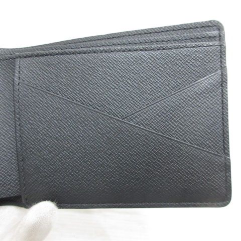 Louis Vuitton Monogram Eclipse Portefeuille Multiple Bifold Wallet Billfold — view 7