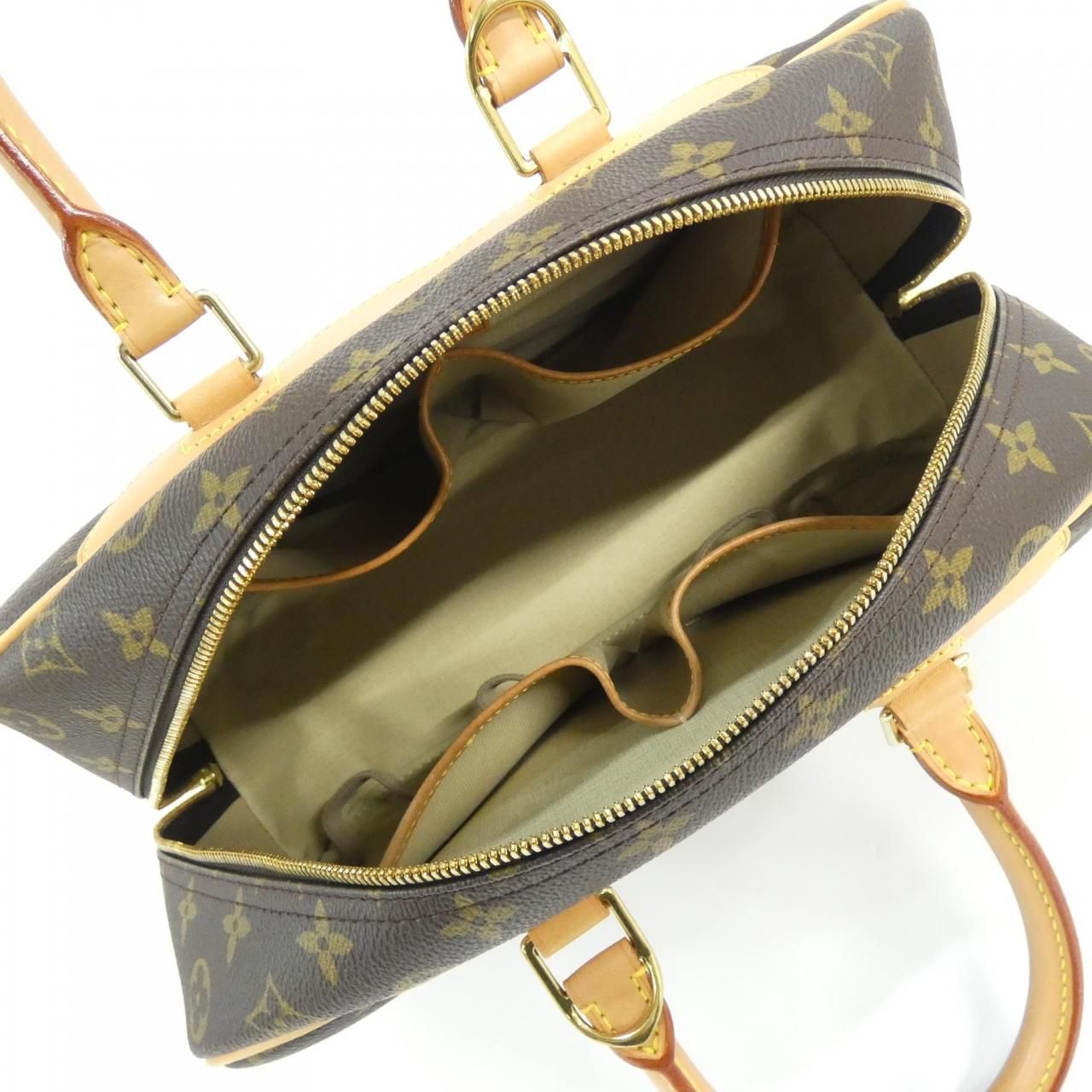 Louis Vuitton Monogram Bowling Vanity Bag — view 7