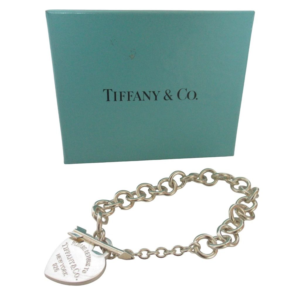 Tiffany & Co Return to Heart Aro Chain Bracelet 925 Sterling Silver — view 5