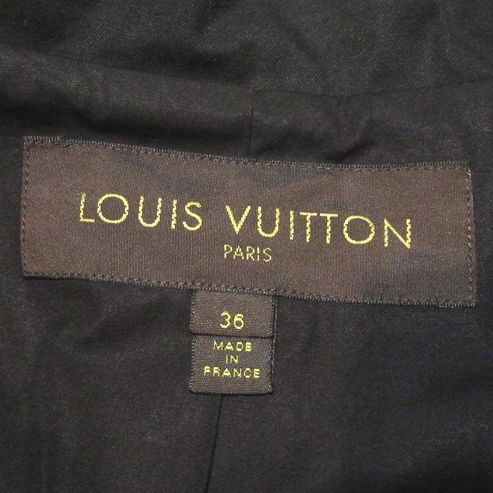 Louis Vuitton Single Military Jacket 36 Black — view 8