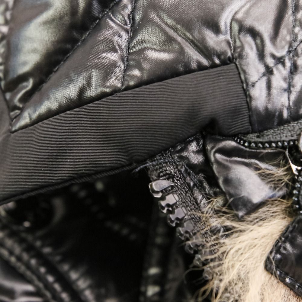 Moncler Safran Down Jacket Coat 1 Black — view 9