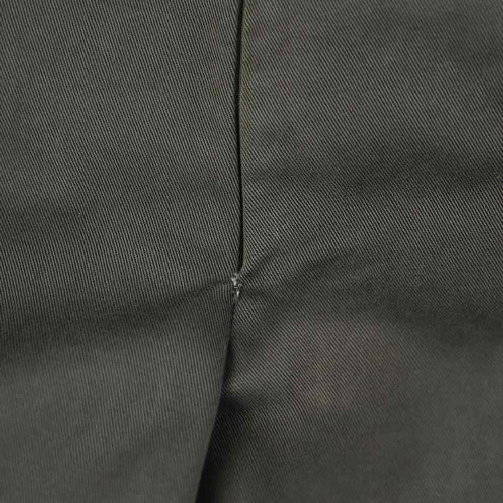 Prada Tuck Skirt Long Cotton 40 Gray MY — view 7