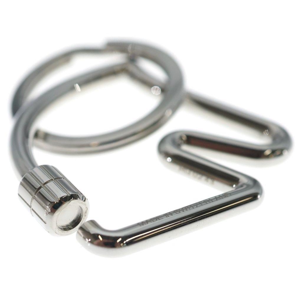 Hermes Schwalki Ring Key Holder Bag Charm Silver — view 6