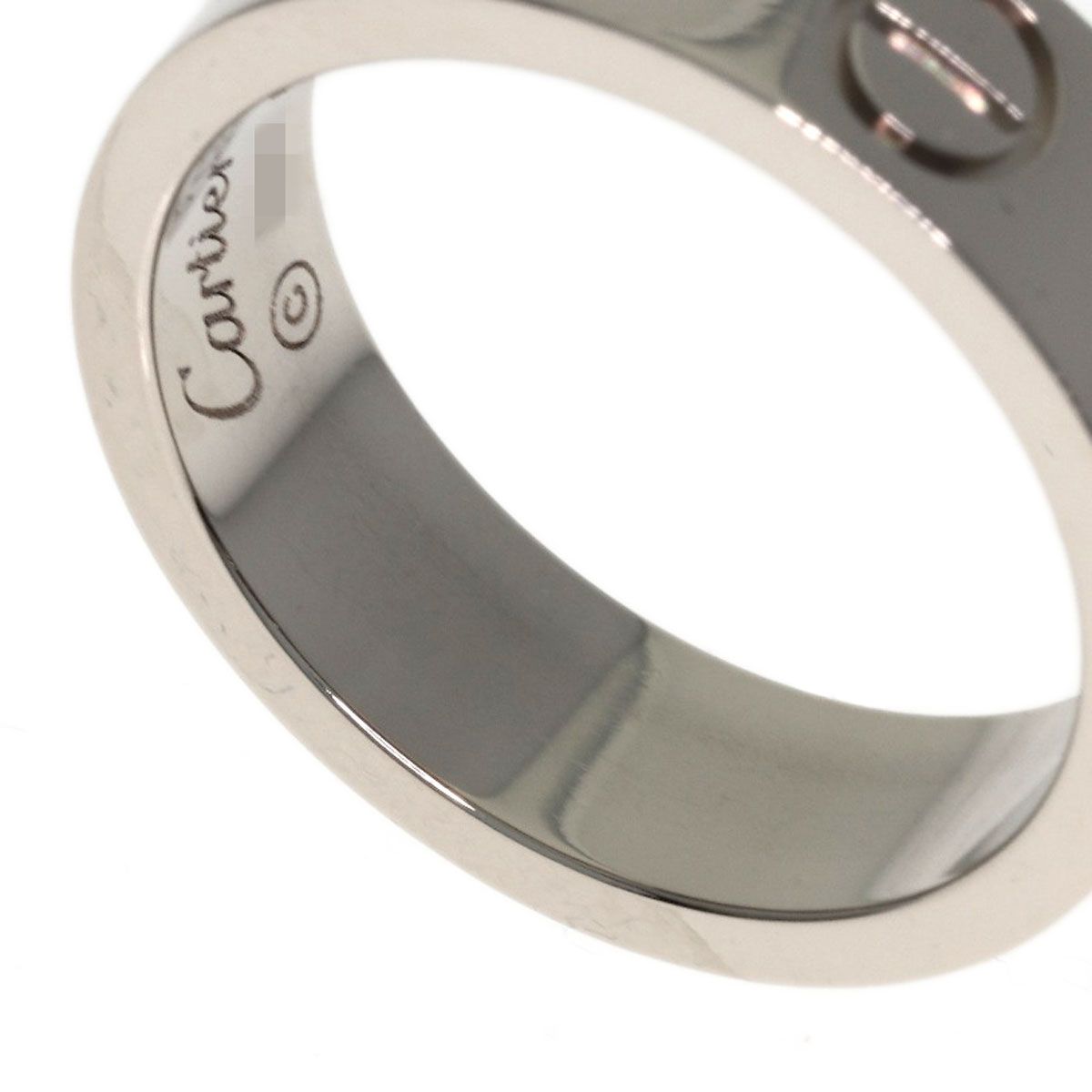 Cartier Love Ring 52 18k White Gold — view 9