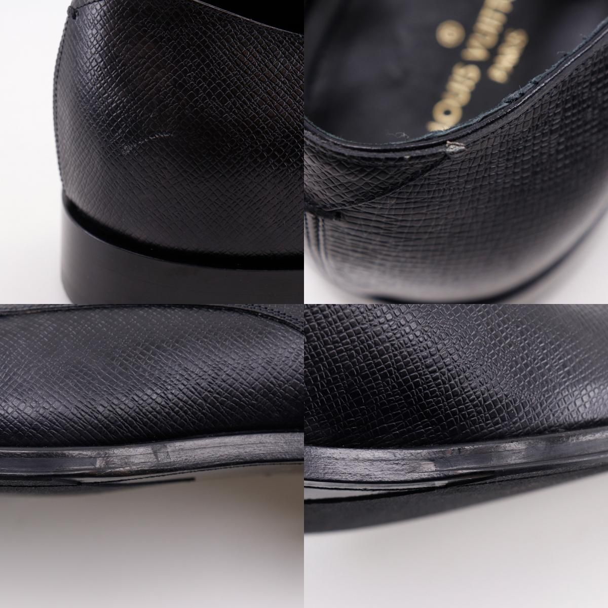 Louis Vuitton Derby Shoes Kensington Leather Black Dress — view 9