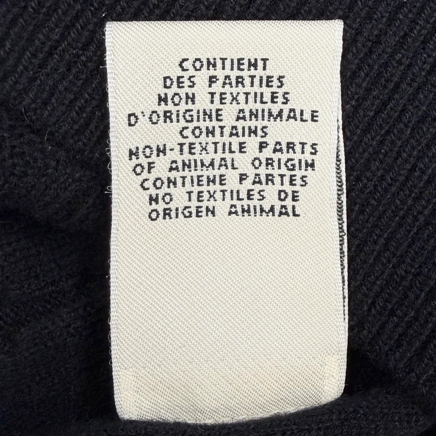 Hermes Cashmere Chaine D'ancre Pattern Knit Series Button Neck Long Sleeve Long — view 8