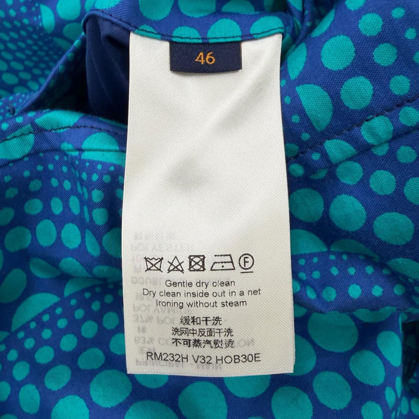 Louis Vuitton Yayoi Kusama Over Pumpkin Jacket Blue 46 — view 8