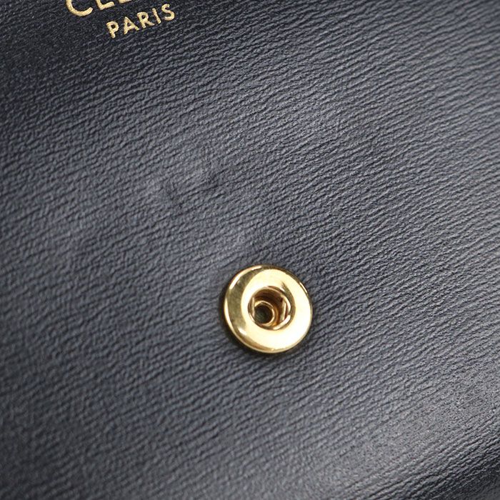Celine Small Flap Wallet Triomphe Trifold Calf — view 9