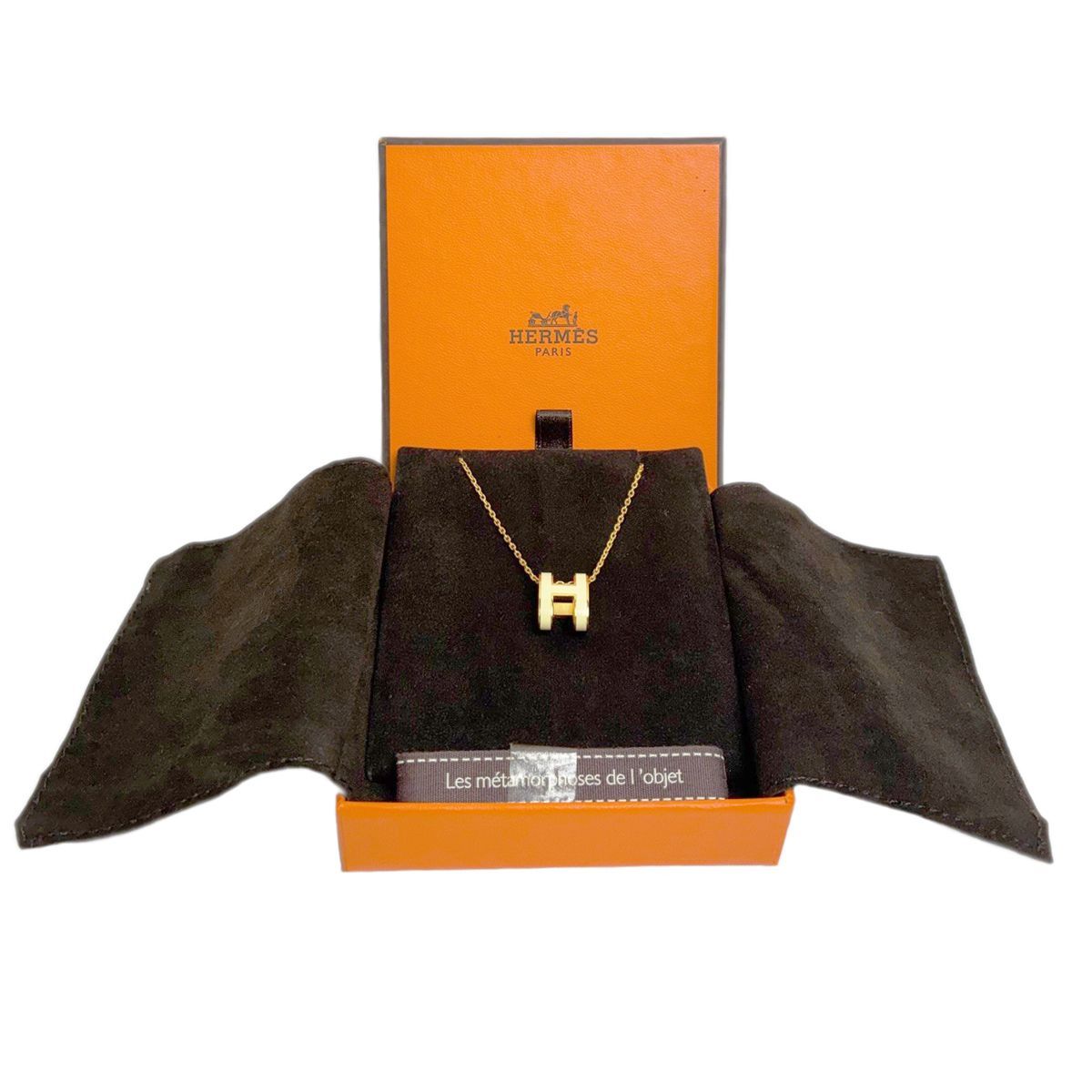 Hermes Necklace Gold — view 9