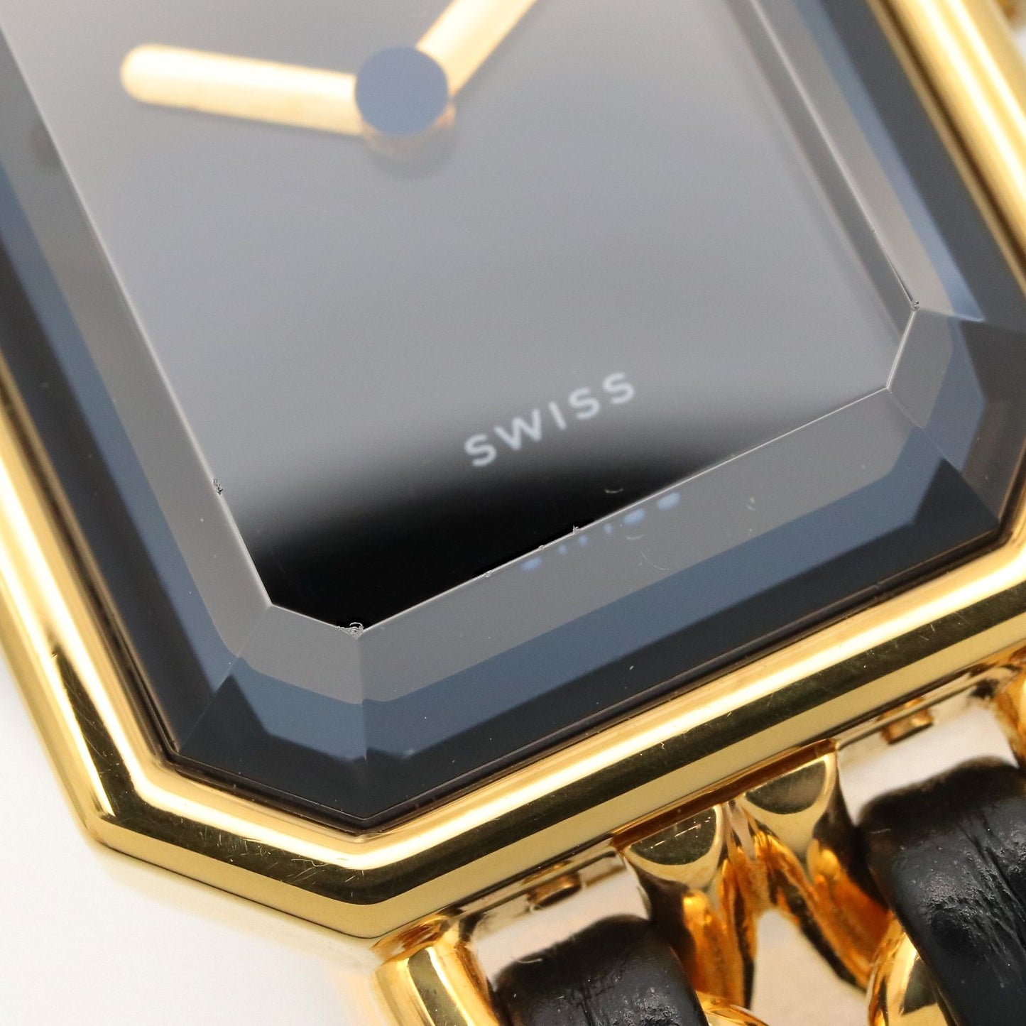 Chanel Watch Premier L Black Leather — view 9
