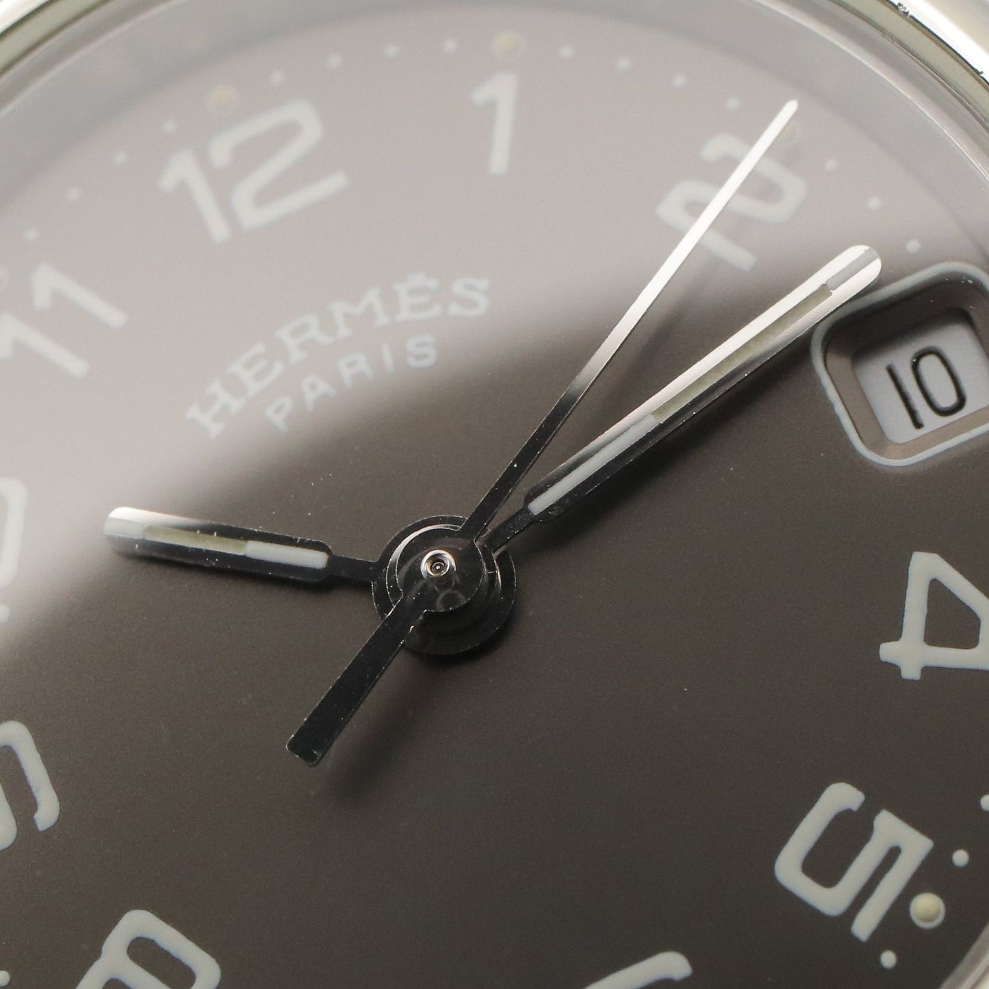 Hermes Watch Clipper Gray Stainless Steel — view 9