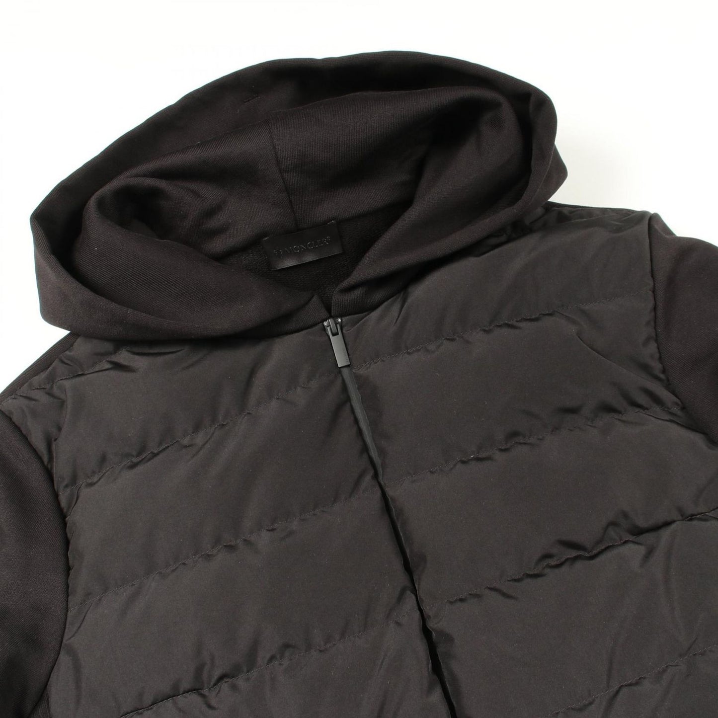 Moncler Down Jacket Hooded Contrast — view 7