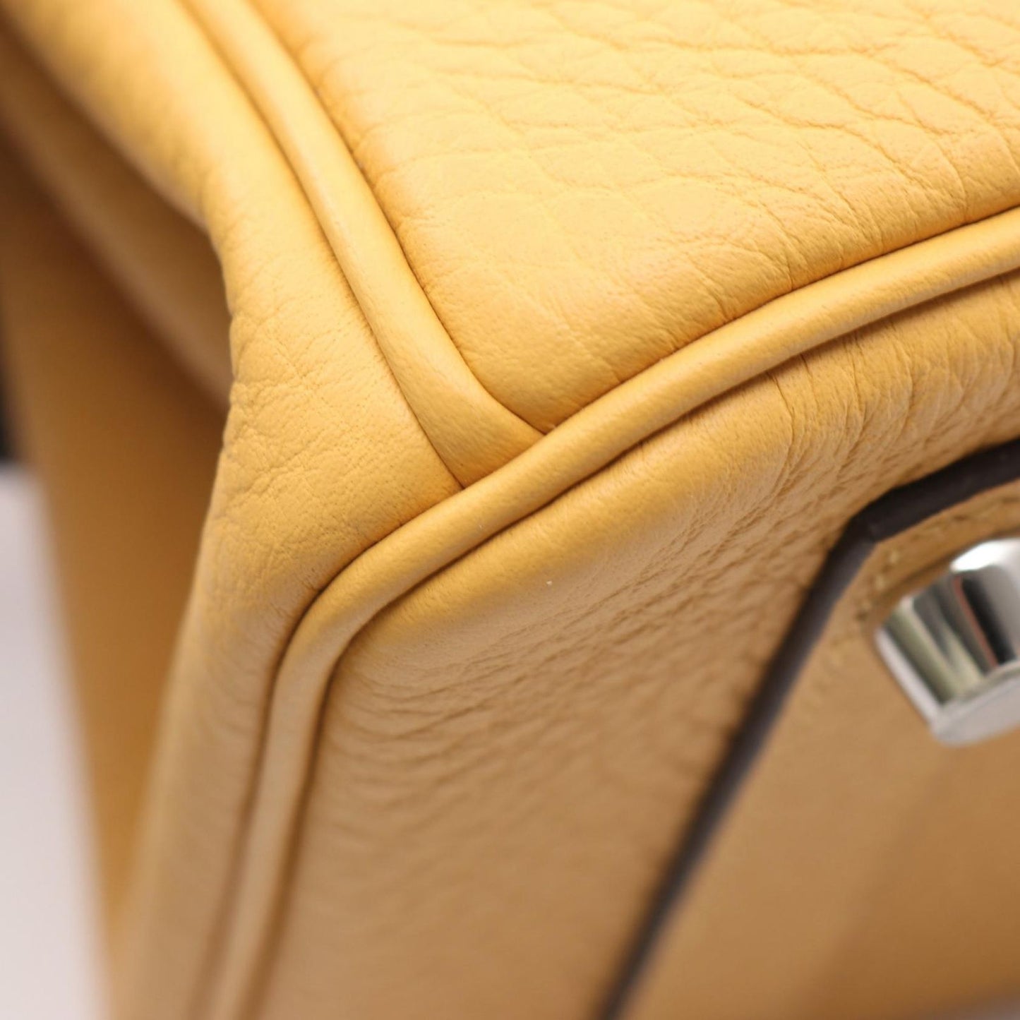 Hermes Handbag Birkin 25 Paille Leather — view 7