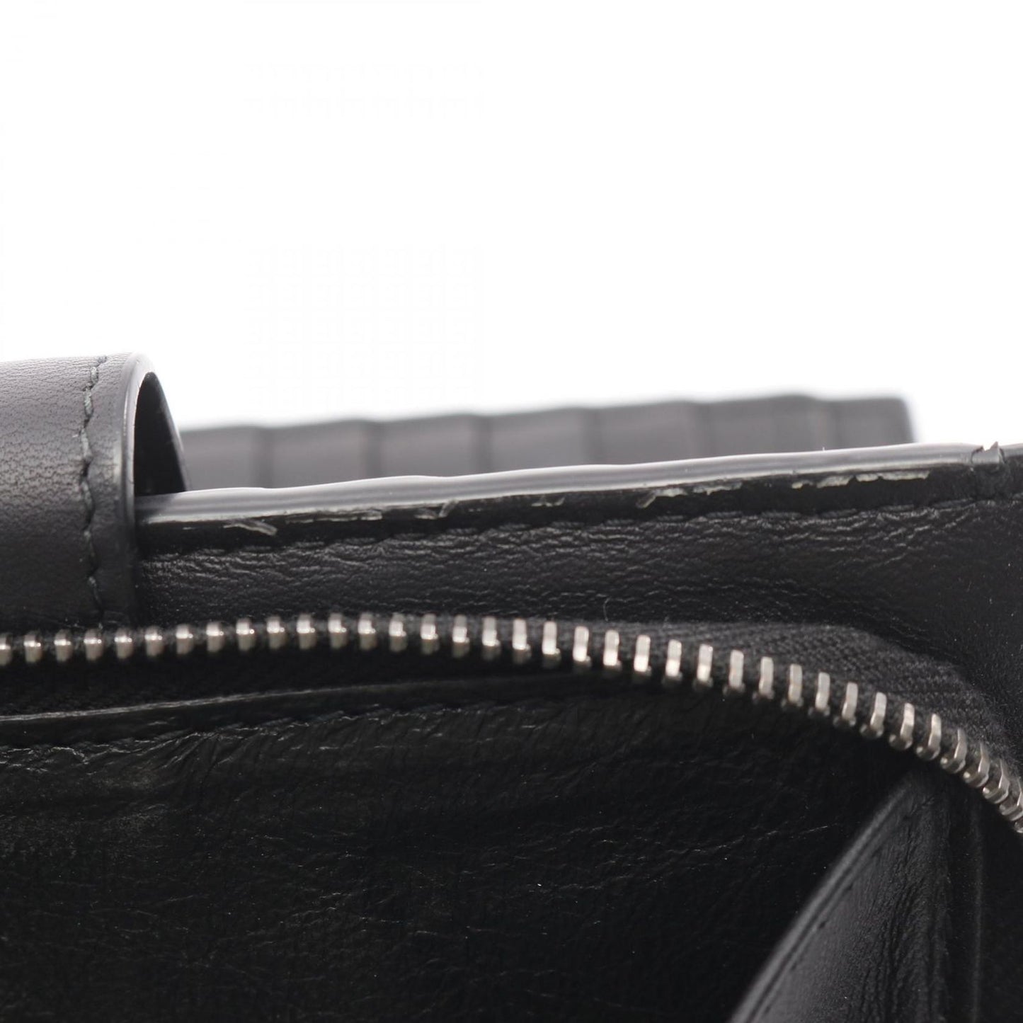 Bottega Veneta Bifold Wallet Intrecciato Black Leather — view 9