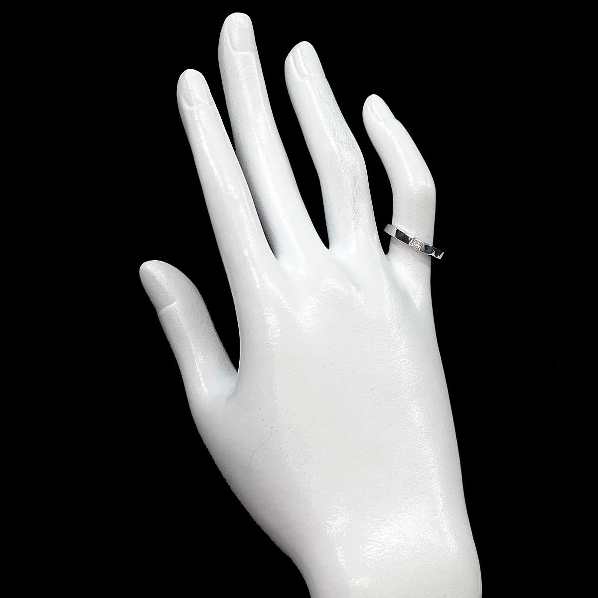 Harry Winston Princess Cut Ring Diamond Pt Platinum — view 7